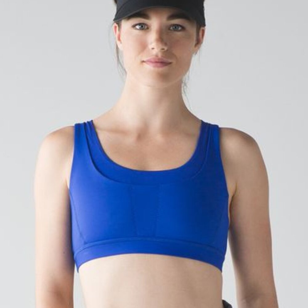 Lululemon Run: Stuff Your Bra III - Blue - Size 6